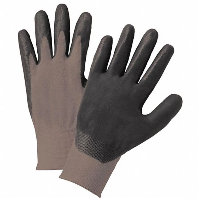 West Chester 713SNF-L PosiGrip™ Unisex Cut-Resistant Gloves, L, Nylon, Foam Nitrile Coating, Black/Gray